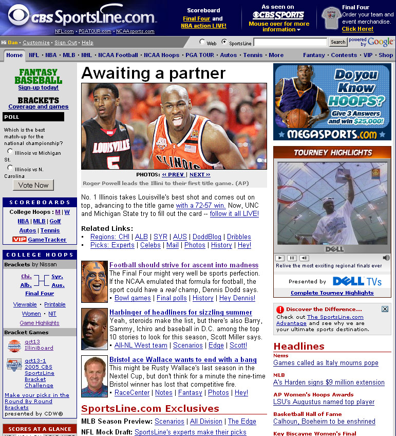 cbs sportsline