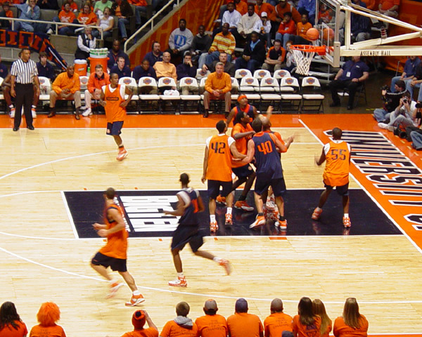 Illini Orange and Blue Scrimmage