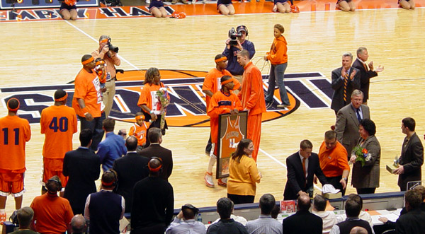 Illini - Iowa - Assembly Hall - Senior Day