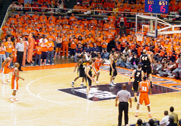 Illini - Iowa - Assembly Hall - Senior Day