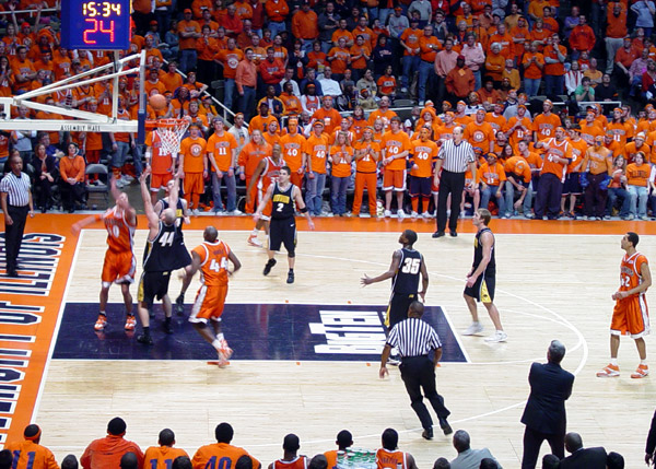 Illini - Iowa - Assembly Hall - Senior Day