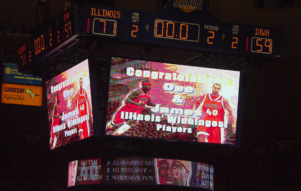 Illini - Iowa - Assembly Hall - Senior Day