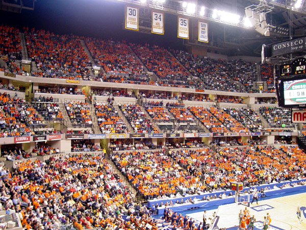Illini - Spartans - Conseco Fieldhouse - Big Ten Tournament