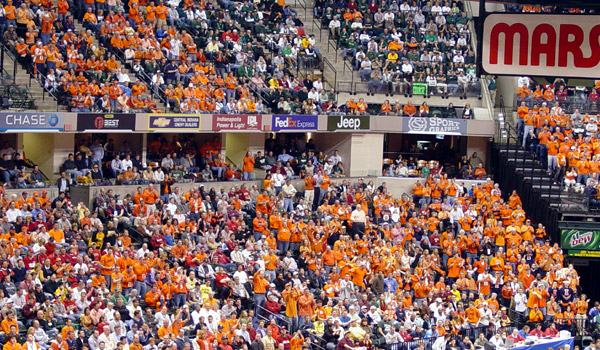Illini - Spartans - Conseco Fieldhouse - Big Ten Tournament