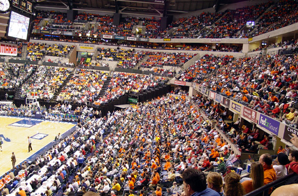 Illini - Spartans - Conseco Fieldhouse - Big Ten Tournament