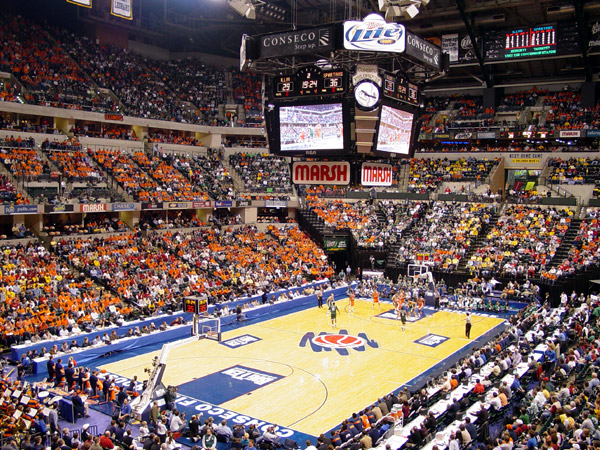 Illini - Spartans - Conseco Fieldhouse - Big Ten Tournament