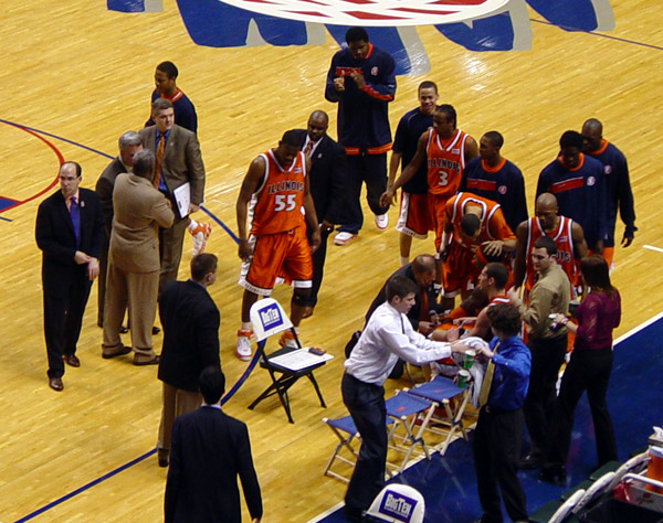 Illini - Spartans - Conseco Fieldhouse - Big Ten Tournament