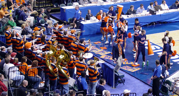 Illini - Spartans - Conseco Fieldhouse - Big Ten Tournament