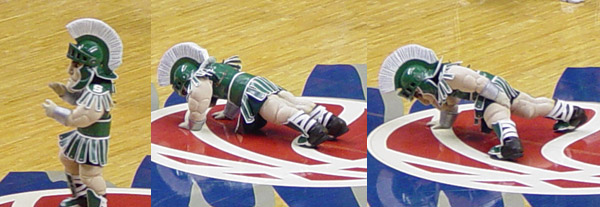Illini - Spartans - Conseco Fieldhouse - Big Ten Tournament