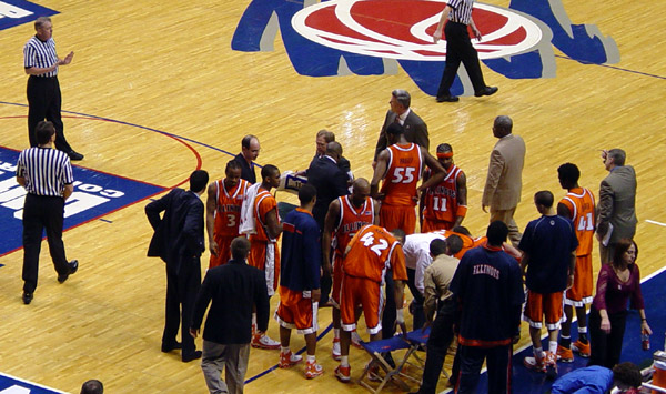 Illini - Spartans - Conseco Fieldhouse - Big Ten Tournament