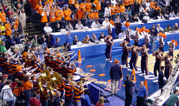 Illini - Spartans - Conseco Fieldhouse - Big Ten Tournament