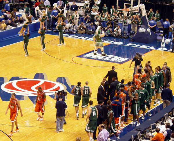 Illini - Spartans - Conseco Fieldhouse - Big Ten Tournament