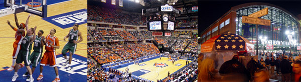 Illini - Spartans - Conseco Fieldhouse - Big Ten Tournament