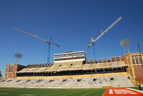 Memorial Stadium Illinois Construction