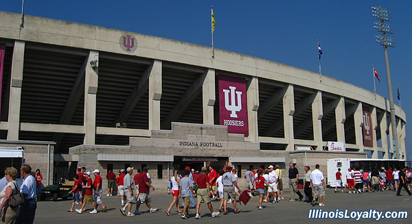 A crowd of 34,707 showed up to Indiana's Memorial Stadium on a hot, sunny Saturday afternoon.