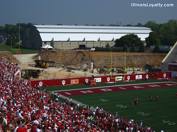 Indiana has their own north end zone project.