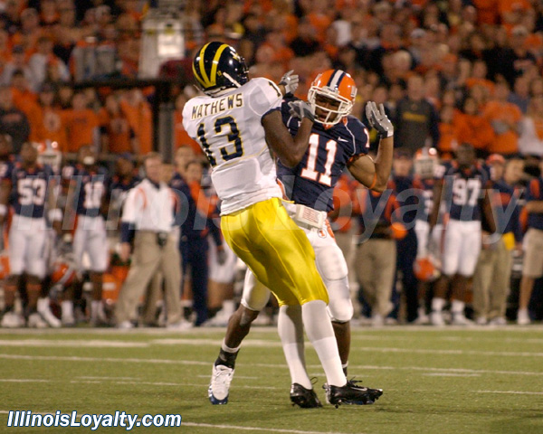 Illini Football vs Michigan - Memorial Stadium