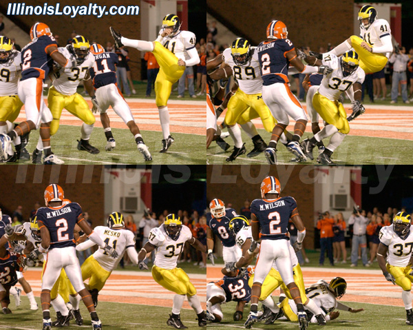 Illini Football vs Michigan - Memorial Stadium