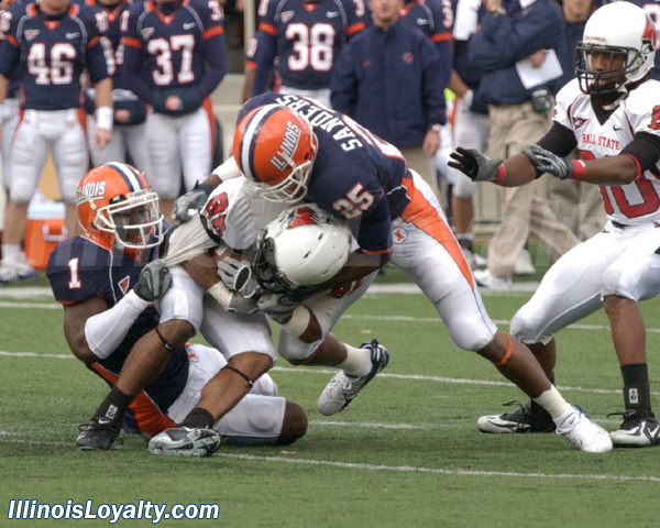 Illinois football vs Ball St