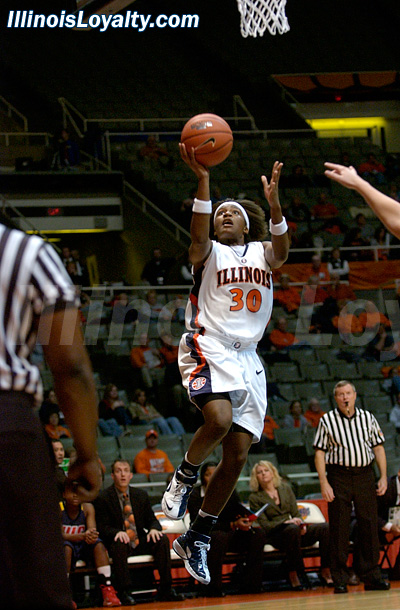 Rebecca Harris scored 10 points.