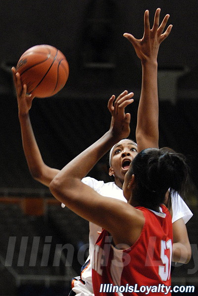 Chelsea Gordon finished with 10 points.