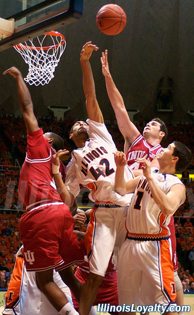 College Basketball - Indiana at Illinois