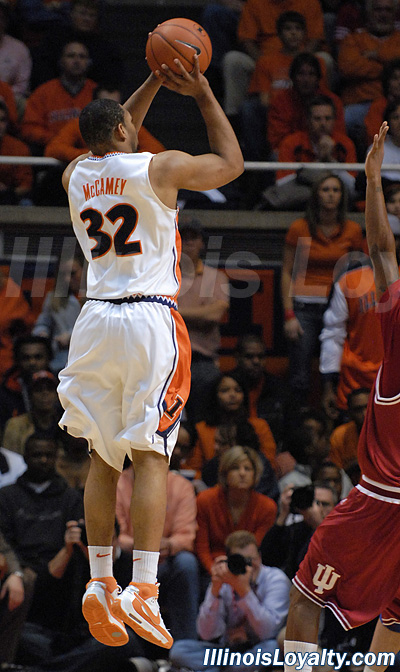 Demetri McCamey - College Basketball - Indiana at Illinois