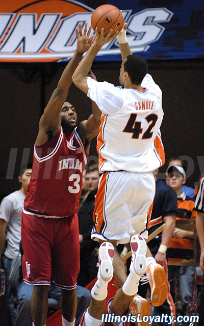 Brian Randle - College Basketball - Indiana at Illinois