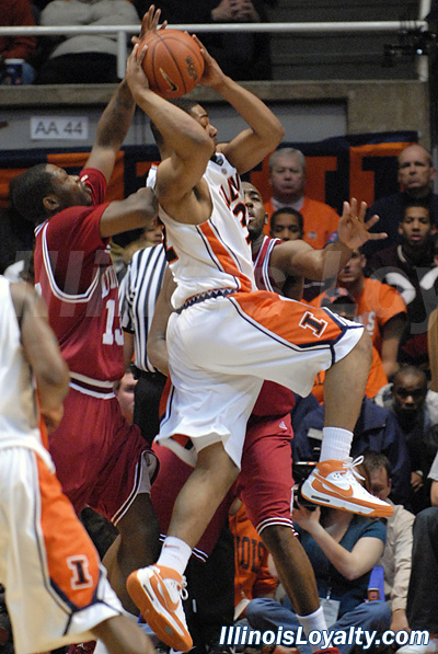 Demetri McCamey - College Basketball - Indiana at Illinois
