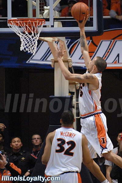 Calvin Brock - College Basketball - Indiana at Illinois