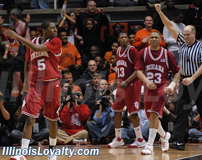 College Basketball - Indiana at Illinois