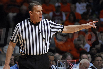 Bruce Weber received a questionable technical in the 1st half.