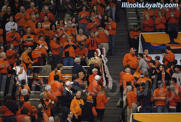 The Chief made a suprise appearance at halftime.