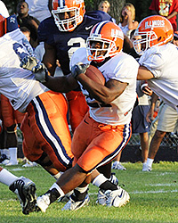 Jason Ford - Illini football Camp Rantoul scrimmage
