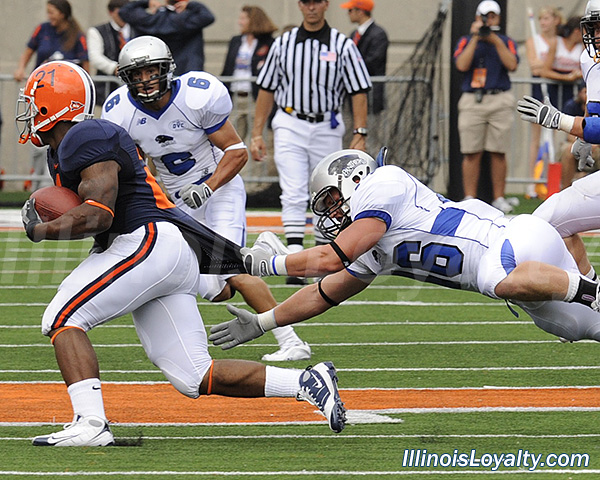 Illinois vs Eastern - Illini throwback uniforms