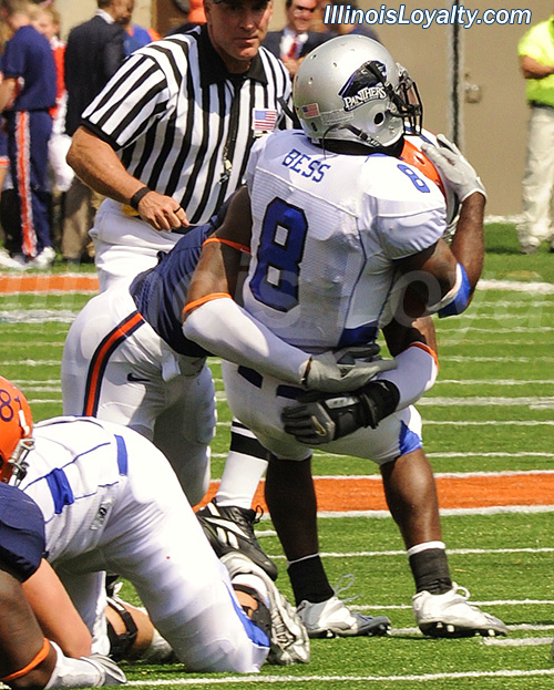 Illinois vs Eastern - Illini throwback uniforms