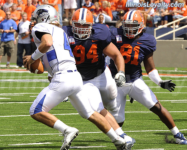 Illinois vs Eastern - Illini throwback uniforms