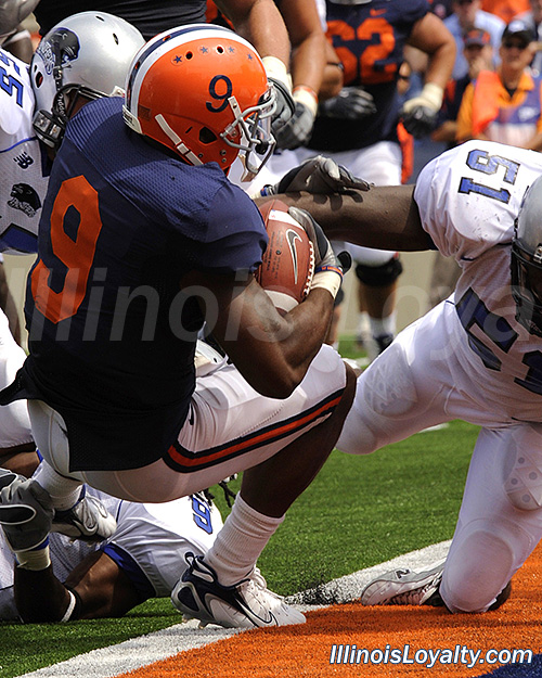 Illinois vs Eastern - Illini throwback uniforms