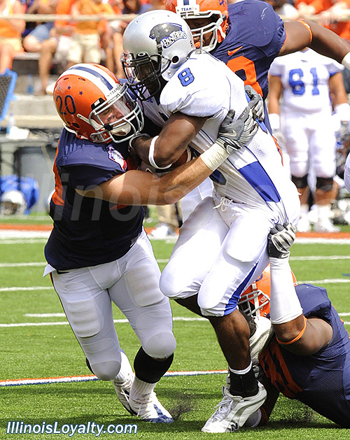 Illinois vs Eastern - Illini throwback uniforms