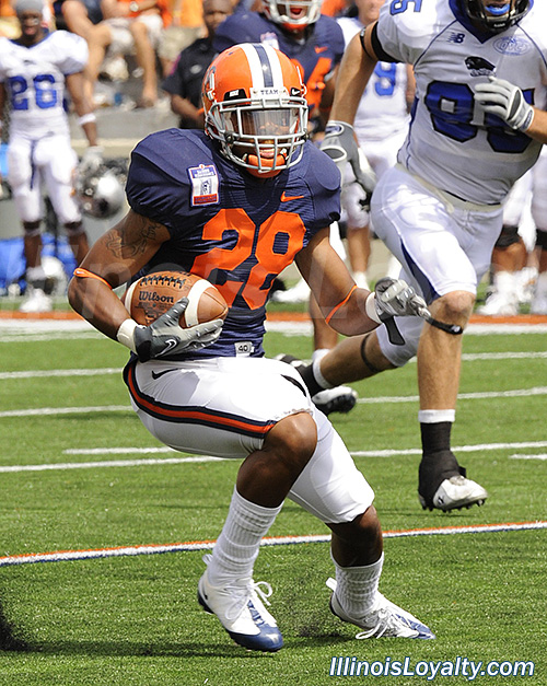 Illinois vs Eastern - Illini throwback uniforms
