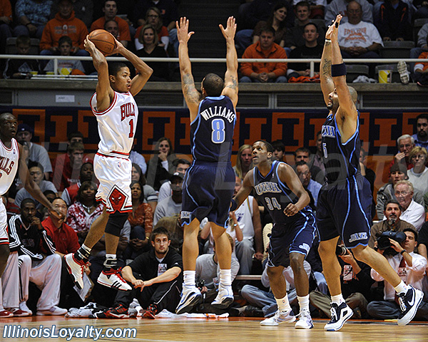 Chicago Bulls Derrick Rose vs Utah Jazz Deron Williams
