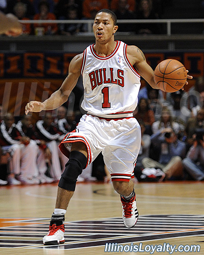 Chicago Bulls Derrick Rose vs Utah Jazz Deron Williams