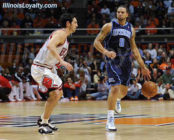 Chicago Bulls Derrick Rose vs Utah Jazz Deron Williams