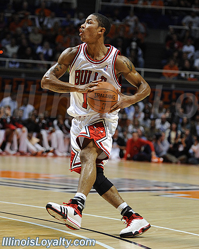 Chicago Bulls Derrick Rose vs Utah Jazz Deron Williams