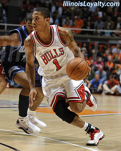 Chicago Bulls Derrick Rose vs Utah Jazz Deron Williams