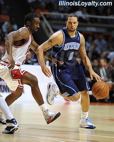 Chicago Bulls Derrick Rose vs Utah Jazz Deron Williams