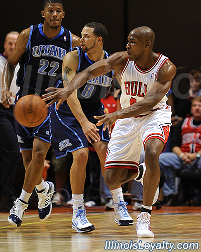 Chicago Bulls Derrick Rose vs Utah Jazz Deron Williams