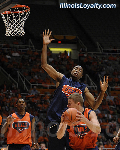 Illinois Basketball Orange and Blue Scrimmage