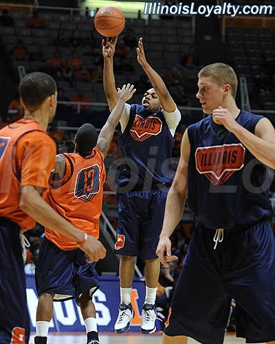 Illinois Basketball Orange and Blue Scrimmage