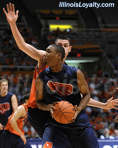 Illinois Basketball Orange and Blue Scrimmage